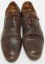 Gucci Vintage Pre-owned Leather flats Brown Dames - Thumbnail 3