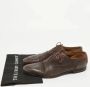 Gucci Vintage Pre-owned Leather flats Brown Dames - Thumbnail 9