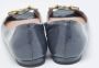 Gucci Vintage Pre-owned Leather flats Gray Dames - Thumbnail 5