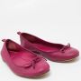 Gucci Vintage Pre-owned Leather flats Purple Dames - Thumbnail 4