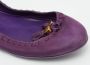 Gucci Vintage Pre-owned Leather flats Purple Dames - Thumbnail 7