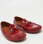 Gucci Vintage Pre-owned Leather flats Red Dames - Thumbnail 4