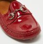 Gucci Vintage Pre-owned Leather flats Red Dames - Thumbnail 8