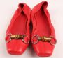 Gucci Vintage Pre-owned Leather flats Red Dames - Thumbnail 3