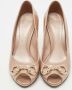 Gucci Vintage Pre-owned Leather heels Beige Dames - Thumbnail 3