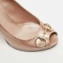 Gucci Vintage Pre-owned Leather heels Beige Dames - Thumbnail 7