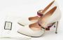 Gucci Vintage Pre-owned Leather heels Beige Dames - Thumbnail 9