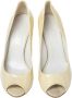 Gucci Vintage Pre-owned Leather heels Beige Dames - Thumbnail 2