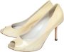 Gucci Vintage Pre-owned Leather heels Beige Dames - Thumbnail 3