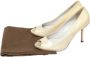 Gucci Vintage Pre-owned Leather heels Beige Dames - Thumbnail 8