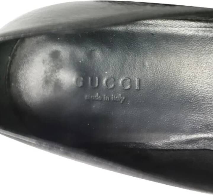 Gucci Vintage Pre-owned Leather heels Black Dames