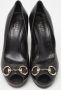 Gucci Vintage Pre-owned Leather heels Black Dames - Thumbnail 3