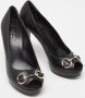 Gucci Vintage Pre-owned Leather heels Black Dames - Thumbnail 4