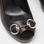 Gucci Vintage Pre-owned Leather heels Black Dames - Thumbnail 7