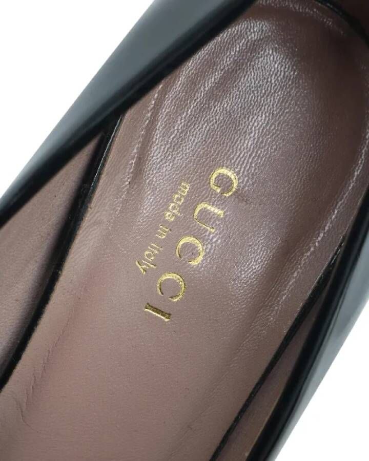 Gucci Vintage Pre-owned Leather heels Black Dames