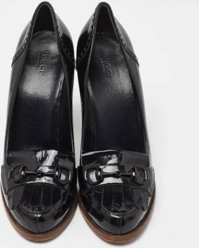 Gucci Vintage Pre-owned Leather heels Black Dames