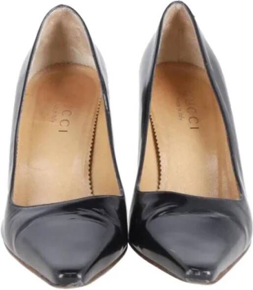 Gucci Vintage Pre-owned Leather heels Black Dames