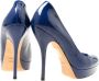 Gucci Vintage Pre-owned Leather heels Blue Dames - Thumbnail 4