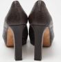 Gucci Vintage Pre-owned Leather heels Brown Dames - Thumbnail 5