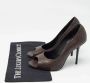 Gucci Vintage Pre-owned Leather heels Brown Dames - Thumbnail 9