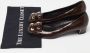 Gucci Vintage Pre-owned Leather heels Brown Dames - Thumbnail 9