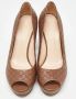 Gucci Vintage Pre-owned Leather heels Brown Dames - Thumbnail 3