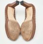 Gucci Vintage Pre-owned Leather heels Brown Dames - Thumbnail 6