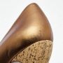 Gucci Vintage Pre-owned Leather heels Brown Dames - Thumbnail 7