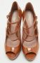 Gucci Vintage Pre-owned Leather heels Brown Dames - Thumbnail 3