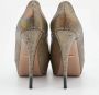 Gucci Vintage Pre-owned Leather heels Gray Dames - Thumbnail 5