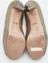 Gucci Vintage Pre-owned Leather heels Gray Dames - Thumbnail 6
