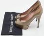 Gucci Vintage Pre-owned Leather heels Gray Dames - Thumbnail 9