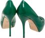 Gucci Vintage Pre-owned Leather heels Green Dames - Thumbnail 4