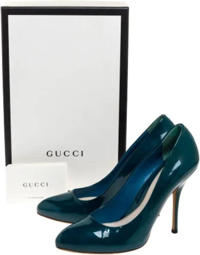 Gucci Vintage Pre-owned Leather heels Green Dames