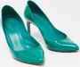 Gucci Vintage Pre-owned Leather heels Green Dames - Thumbnail 4