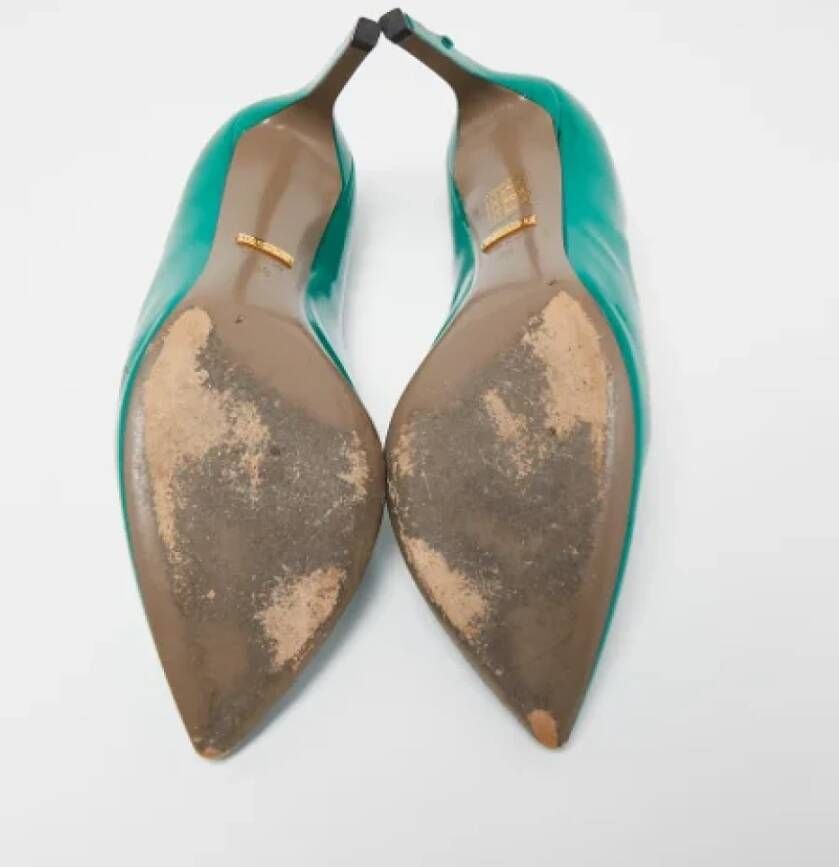 Gucci Vintage Pre-owned Leather heels Green Dames