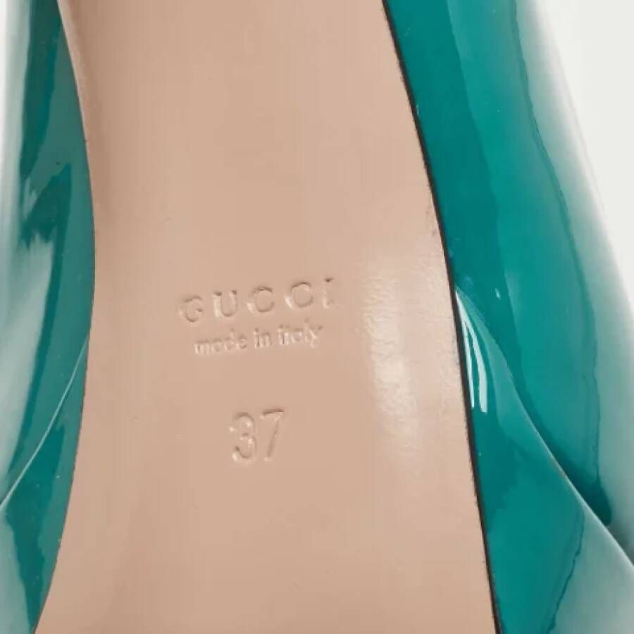 Gucci Vintage Pre-owned Leather heels Green Dames