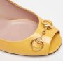 Gucci Vintage Pre-owned Leather heels Orange Dames - Thumbnail 7