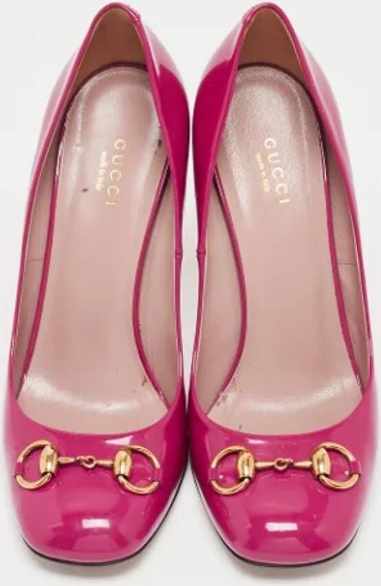 Gucci Vintage Pre-owned Leather heels Pink Dames