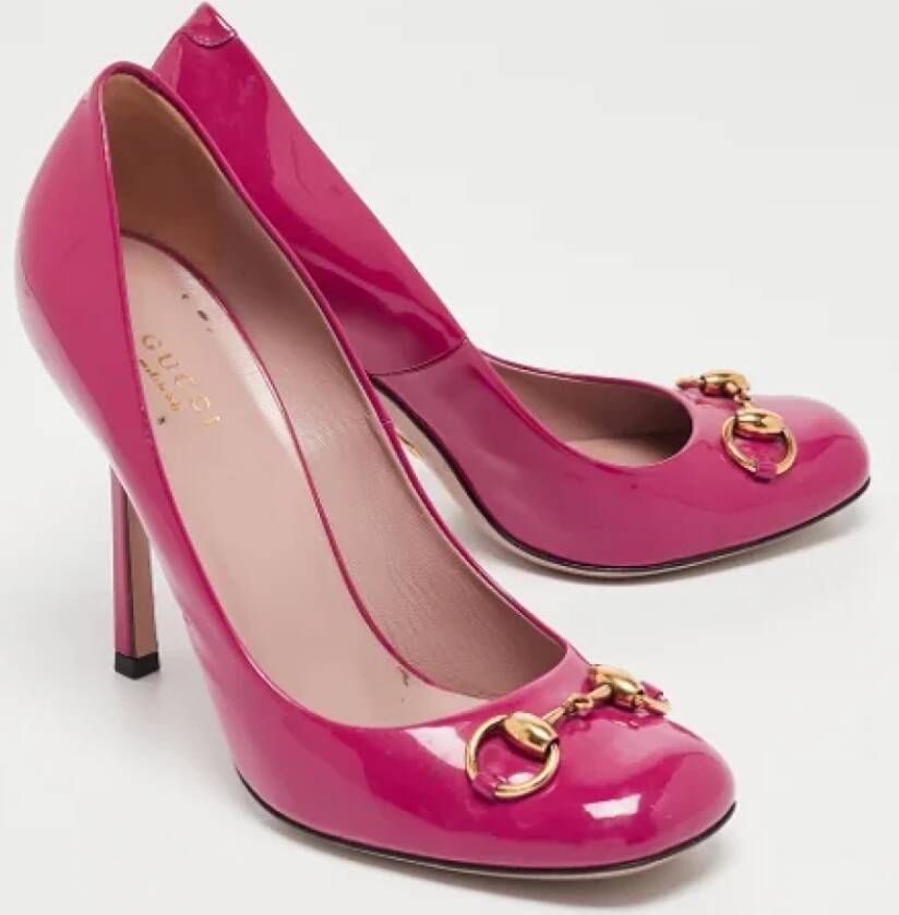 Gucci Vintage Pre-owned Leather heels Pink Dames