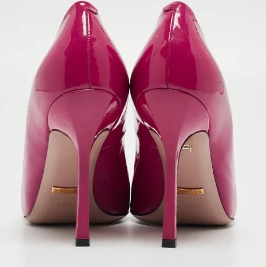 Gucci Vintage Pre-owned Leather heels Pink Dames