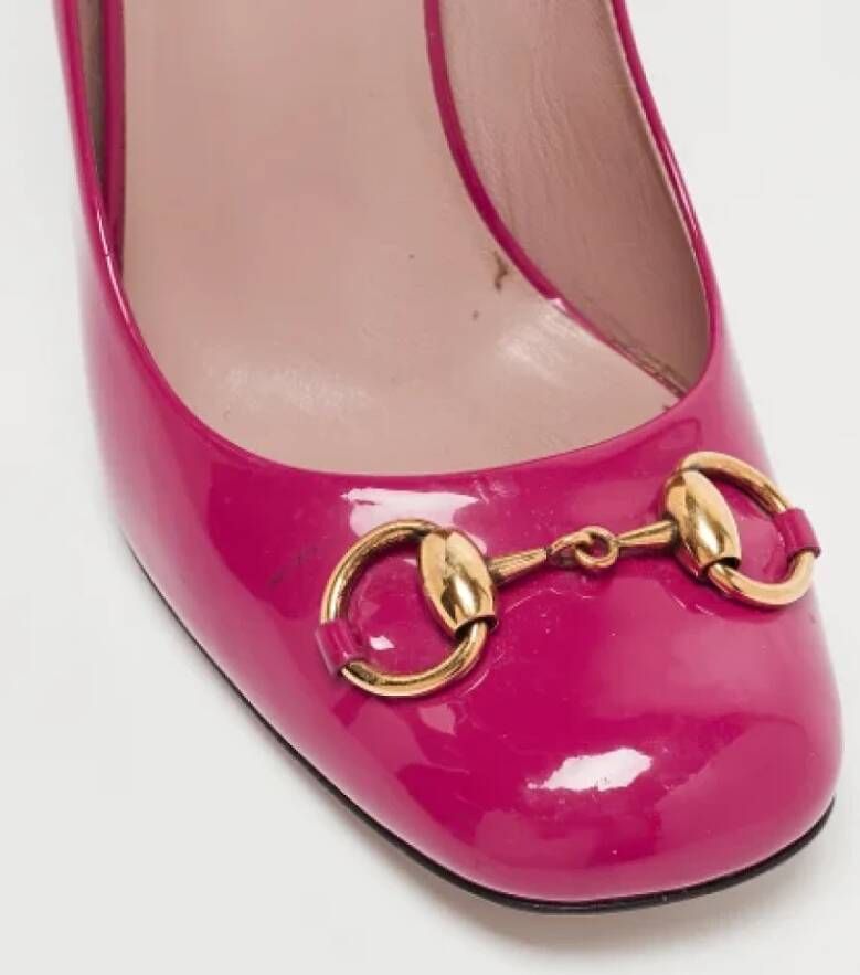 Gucci Vintage Pre-owned Leather heels Pink Dames