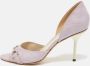 Gucci Vintage Pre-owned Leather heels Purple Dames - Thumbnail 2