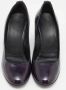 Gucci Vintage Pre-owned Leather heels Purple Dames - Thumbnail 3