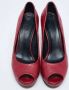 Gucci Vintage Pre-owned Leather heels Red Dames - Thumbnail 3