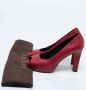 Gucci Vintage Pre-owned Leather heels Red Dames - Thumbnail 9