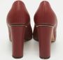 Gucci Vintage Pre-owned Leather heels Red Dames - Thumbnail 5