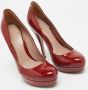 Gucci Vintage Pre-owned Leather heels Red Dames - Thumbnail 4