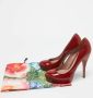 Gucci Vintage Pre-owned Leather heels Red Dames - Thumbnail 9