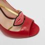 Gucci Vintage Pre-owned Leather heels Red Dames - Thumbnail 7